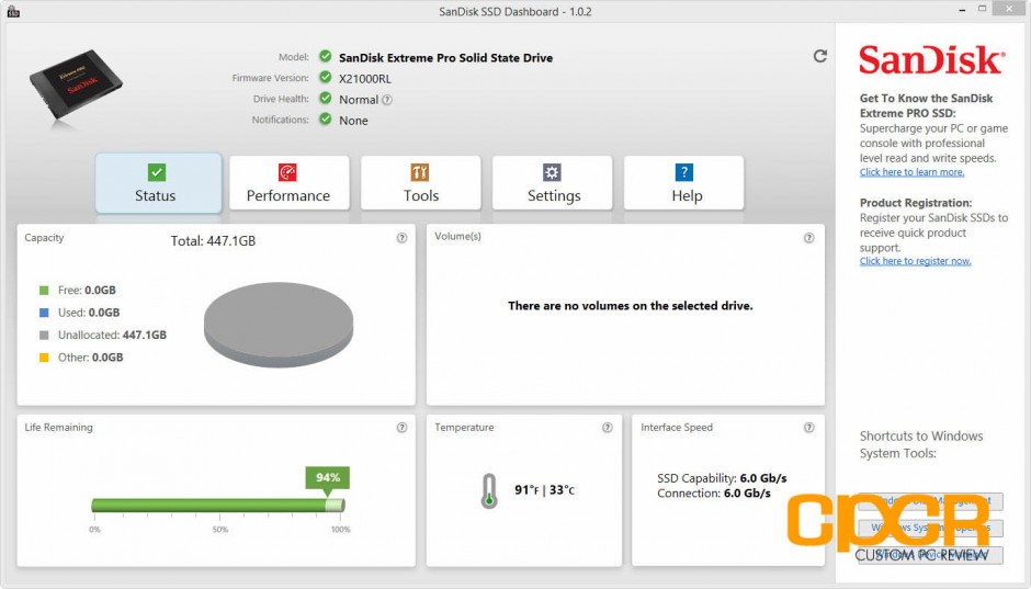 Sandisk ssd dashboard не устанавливается