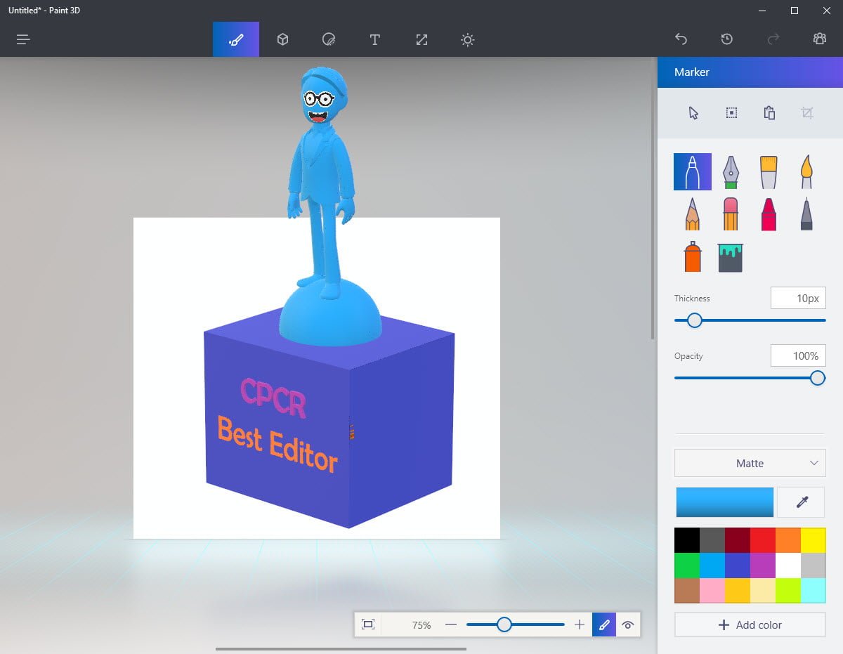 Paint 3d не сохраняет рисунок